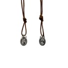 ES03030 - Escapulário N. Sra. Do Carmo Aço Inox - 60x0,09cm (EC31)