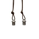 ES03070 - Escapulário N. Sra. Do Carmo Aço Inox - 60x0,9cm (EC36)