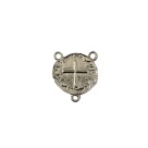 ET1630090P2 - Entremeio Duas Cruzes Níquel c/ 2un. - 2,5x2cm