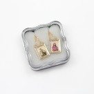 ES62018 - Escapulário N. Sra. do Carmo Folheado - 61x1,5cm (F199)