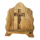 PB7610 - Porta Bíblia Madeira c/ Cristo 35x28cm