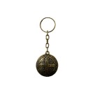 CH412000 - Chaveiro São Bento Metal Ouro Velho - 9x3,5cm