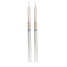 VE14303P2 - Velas de Batismo c/ 2un. 28x1,7cm