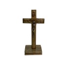 CU760030 - Crucifixo de Mesa Madeira - 13,5x6cm (690)