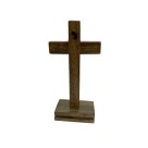 CU760030 - Crucifixo de Mesa Madeira - 13,5x6cm (690)