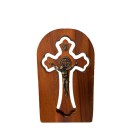 QD1985990 - Adorno de Mesa Crucifixo São Bento - 10x6cm