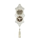 AO4102299 - Adorno Divino Espírito Santo MDF Branco - 32x10,2cm