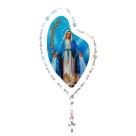 AD1501120 - Adesivo Terço N. Sra. Das Graças Prata - 12x6cm