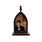 CP81778 - Capela Beato Carlo Acutis MDF Tabaco (P) - 10,5x6,5cm
