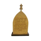 CP81766 - Capela São Bento MDF Tabaco (M) - 15,5x9cm