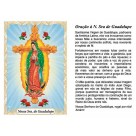 OP14015P100 - Oração N. Sra. De Guadalupe c/ 100un. - 6x4cm
