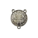 ET1630040 - Entremeio Medalha de São Bento Níquel - 4x3,2cm