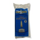 VE155305P8 - Velas Branca c/ 8 un. - 11x1,4cm
