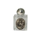 GF112015P6 - Garrafinha Primeira Eucaristia Níquel Envelhecido c/ 6un. - 5x3cm