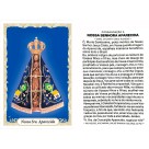 OP14002P100 - Oração N. Sra. Aparecida c/ 100un. - 6x4cm