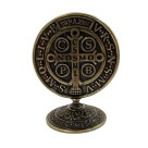 AO295040 - Pedestal Medalha de São Bento - 8,5x6,5cm