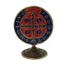 AO295041 - Pedestal Medalha de São Bento - 8,5x6,5cm