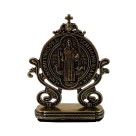 PD610140 - Pedestal Para Carro Medalha de São Bento - 7x5cm