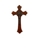 CW760063 - Crucifixo de Parede São Bento - 11x6,5cm (419)