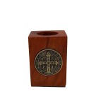 PT2010100 - Porta Canetas São Bento Madeira - 7,2x5cm