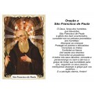 OG141495P100 - Oração São Francisco de Paula c/ 100un. - 9,5x6,5cm
