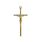 CW830032 - Crucifixo de Parede Dourado - 16x7,2cm