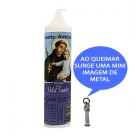 VE155120 - Vela Santo Antônio c/ Santo de Bolso - 14x3cm