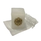 VE750901 - Vela Divino Espírito Santo c/ Pingente Dourado - 5x3,5cm