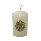 VE750323 - Vela Divino Espírito Santo c/ Pingente Dourado - 6x4cm