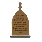 CP81552 - Capela N. Sra. Aparecida MDF Branco (G) - 20,5x12cm
