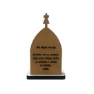 CP81680 - Capela São Miguel Arcanjo MDF Branco (P) - 10,5x6,5cm