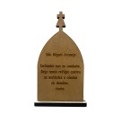 CP81681 - Capela São Miguel Arcanjo MDF Branco (M) - 15,5x9cm
