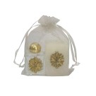 KT750051 - Kit Divino Espírito Santo c/ Vela e Garrafa de Água Benta - 10ml