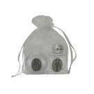 KT750200 -  Kit N. Sra. Aparecida c/ Caixinha, Dezena e Garrafa de Água Benta - 10ml