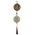MO414002 - Móbile N. Sra. Aparecida MDF Resinado - 33x8cm