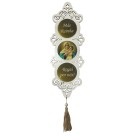 AO4102563 - Adorno Mãe Rainha MDF Branco  Resinado - 40x10,5cm