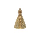 BO10050P6 - Botton N. Sra. Aparecida Dourado c/ 6un. - 3x2cm