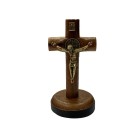PD610500 - Pedestal Para Carro Crucifixo Medalha de São Bento - 7x3,6cm