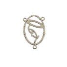 ET1650099 - Entremeio Nossa Senhora Níquel - 5x3,1cm