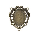 ET830006 - Entremeio Para Resinar Ouro Velho - 4,8x4cm