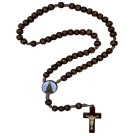 TE940001 - Terço N. Sra. Aparecida Madeira - 37cm