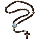 TE940017 - Terço N. Sra. De Fátima Madeira - 37cm