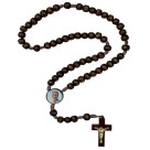 TE940340 - Terço Madre Teresa de Calcutá Madeira - 37cm