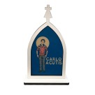 CP81662 - Capela Beato Carlo Acutis MDF Branco (G) - 20,5x12cm