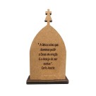 CP81776 - Capela Beato Carlo Acutis MDF Tabaco (M) - 15,5x9cm