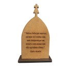 CP81777 - Capela Beato Carlo Acutis MDF Tabaco (G) - 20,5x12cm