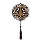 AO4101890 - Adorno N. Sra. Aparecida Madeira MDF Tabaco - 26x12,5cm