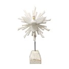 DF1984000 - Pedestal Divino Espírito Santo Resplendor Madeira Branca - 38x22cm