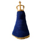 IM2030000 - Imagem de Crochê N. Sra. Aparecida - 19x10cm