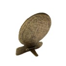 AO295054 - Pedestal Medalha de São Bento Metal - 9x7,5cm (82)